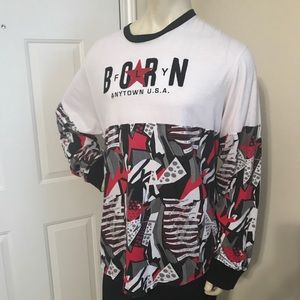 Born Fly Crew Neck multi pattern T shirt